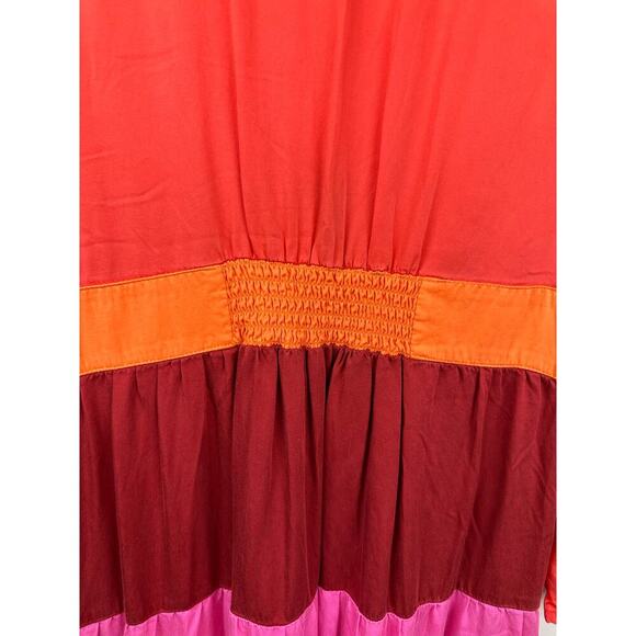 Marine Layer Maeve Colorblock Maxi Dress Size Small - Picture 10 of 13